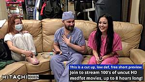 blaire celeste cums explosively sneaking off on nurse shift