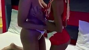 two hot latinas go from playful chat to intense anal pounding breaking the skinny one's ass