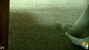 Hidden cam captures dirty sneakers and sweaty socks candid foot fetish tease