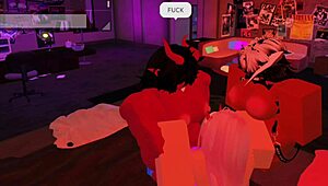 whoa two futas with monster cocks and big tits gang up on this slut in steamy threesome 🔥🍆💦