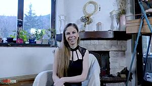 french teen brunette's wild ffm anal squirt dp frenzy