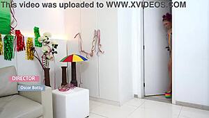 oscar batty's brazilian carnaval afterparty: beauties bent over for bbc dap dp anal orgy public gaping