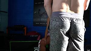 Huge Ass Latina Slut Fucks Monster Cock Dude In Gym Doggystyle