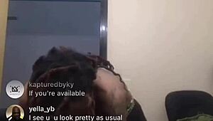 instagram live catches black model's accidental nipple flash during stream