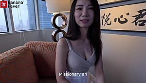 tall chinese guy pounds shy petite taiwanese cashier raw in taipei hotel - bananafever