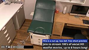 blaire celeste cums explosively sneaking off on nurse shift