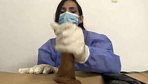 My Patient's Cock Got So Hard I Couldn't Resist Deepthroating It Sloppy in Hospital Roleplay