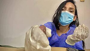 My Patient's Cock Got So Hard I Couldn't Resist Deepthroating It Sloppy in Hospital Roleplay