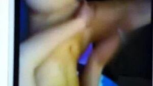 french webcam slut fanny shoves dildo deep in shaved pussy