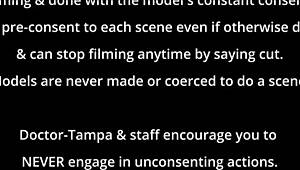 Dr Tampa Gives Genesis Her First Gyno Exam Spreading Shaved Pussy in Latex Gloves!