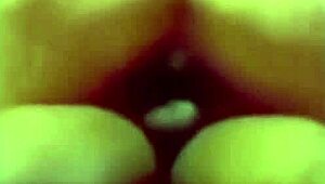 hottie rubs tight wet pussy before riding huge interracial big black cock to orgasm