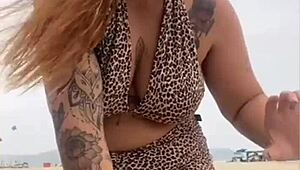 Hey dude I went to beach no panties dress guy approached dirty talk flirting!