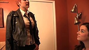 damn that hairy short-haired redhead lesbian licks pussy till she explodes in orgasm