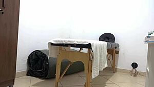 Nurse Rips Panties For Deep Anal Fingering And Ass Worship On Hospital Desk