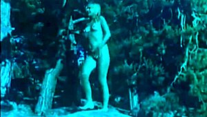 dark lantern entertainment uncovers vintage girls flashing hairy beavers and natural tits outdoors