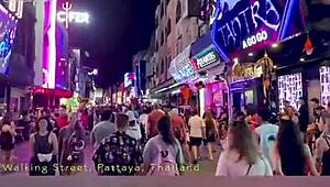 Suggestive Thai Girls Tease Private Dances in Pattaya Halloween Street Vibes