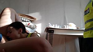 hot police babes in steamy threesome licking pussies to gushing orgasms