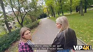 Zlata Shine cheats on her girlfriend with boss's thick cock in playful cast