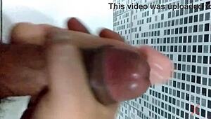 condom breaks during my intense sex toy masturbation cumshot oh god