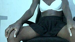 love playing and squeezing my own perky tits solo