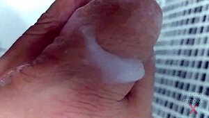 condom breaks during my intense sex toy masturbation cumshot oh god