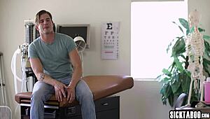 Big Tits Blonde Doctor Emma Hix Slurps Monster Cock Deepthroat Sloppy!