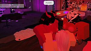 whoa two futas with monster cocks and big tits gang up on this slut in steamy threesome 🔥🍆💦