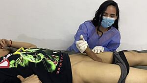 My Patient's Cock Got So Hard I Couldn't Resist Deepthroating It Sloppy in Hospital Roleplay