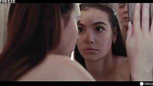 hey, watch this 18yo brat get bound and ripped by old handyman in elevator stop-time fetish