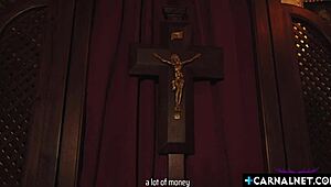 Priest Scott Carter Fucks Horny Gay Whore In Church Breaking Celibacy Oath