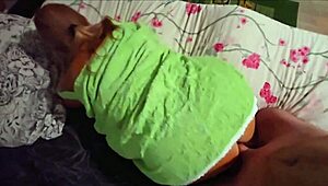 Stepmom drains stepson's load in close POV