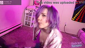 hey nympho girlfriend, watch this milf leak her vibrator fingering big ass camshow??