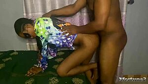 Sexy Petite Stepsis Craves Ebony Cock in Her Tight Ass Before Bed