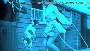 dark lantern entertainment uncovers vintage girls flashing hairy beavers and natural tits outdoors