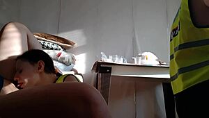 hot police babes in steamy threesome licking pussies to gushing orgasms