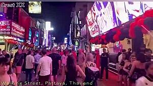 Suggestive Thai Girls Tease Private Dances in Pattaya Halloween Street Vibes