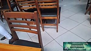 😏 mama at bar chats turn into wild hardcore bang! 🔥 free ride