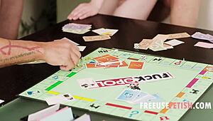 Freeuse teen slut fucked group style spitting fetish in front of stepdad daddy uncle