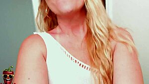 CURVY LATINA MILF deepthroats my MONSTER COCK handjob style ~ blondelatinmom1!