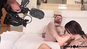 bts backstage val steele gives logan xander a messy deep tongue rimjob ass worship lick