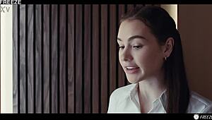 hey, watch this 18yo brat get bound and ripped by old handyman in elevator stop-time fetish