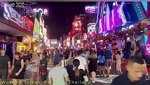 Suggestive Thai Girls Tease Private Dances in Pattaya Halloween Street Vibes