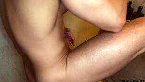omg these giant balloon tits on latina slut bounce wild in shower monster cock fuck