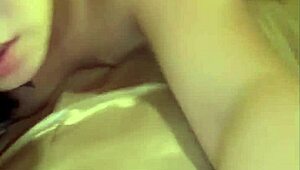 big booty asian babe blows then rides huge cock cowgirl pov creampie