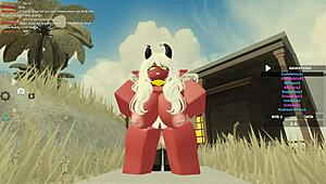 Roblox Porn Adventure with Big Tits Ass and Deepthroat Action in New Zealand