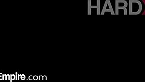 XEMPIRE KIESHA GREY STUFFS Big COCK in OILED ASSHOLE & TOY PUSSY