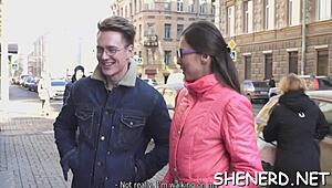 Suck this cock hard amateur nerd teen slut