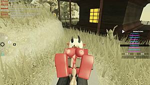 Roblox Porn Adventure with Big Tits Ass and Deepthroat Action in New Zealand