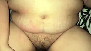 Neighbor bbw milf's red hairy pussy gets ripped clothes fucked wet