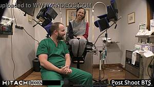 WANNA BE MY TAMPA DOCTOR? FRESHMAN KALANI LUANA GETS MANDATORY HITACHI ORGASM!